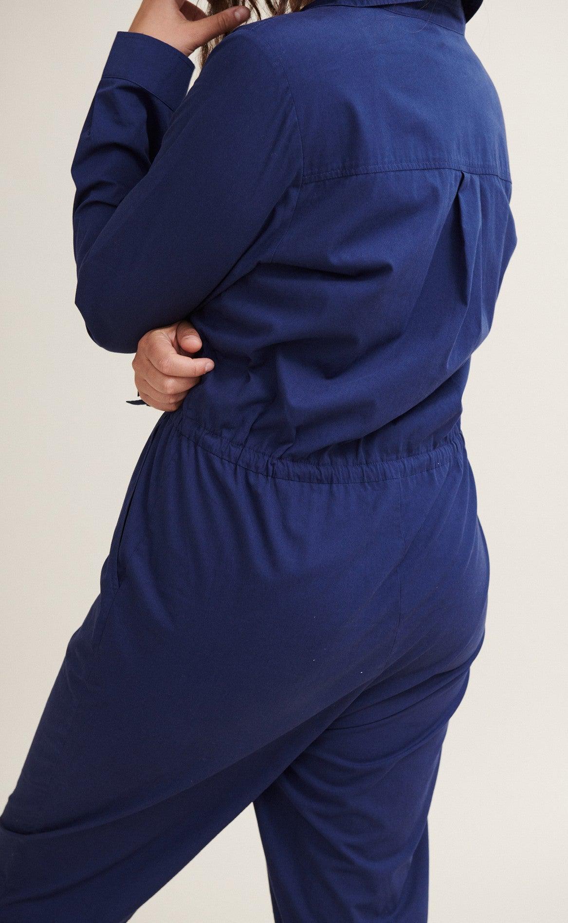 Basic Apparel Buksedragt - Vilde - Indigo