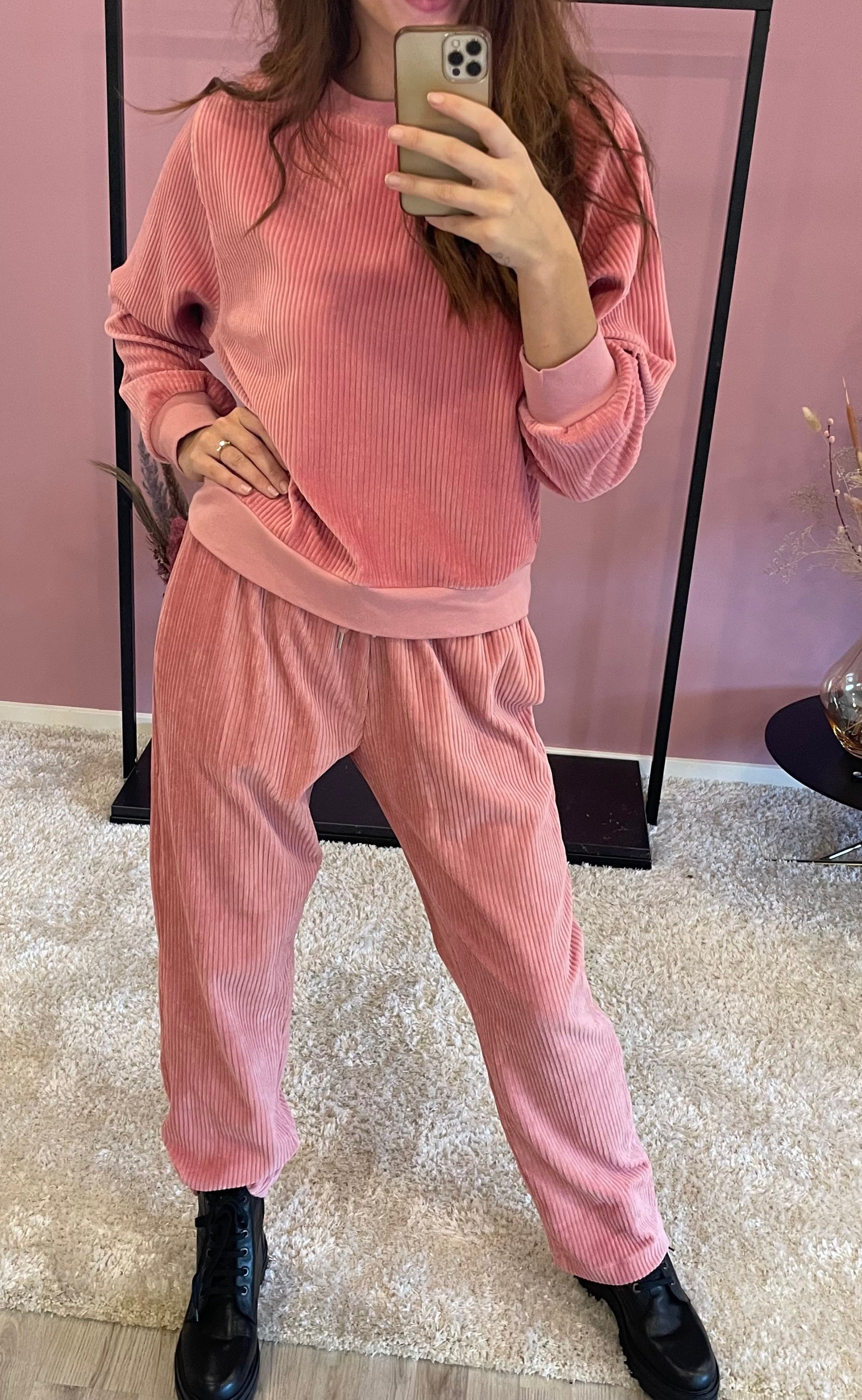 Basic Apparel Bukser - Babette - Fox Glove