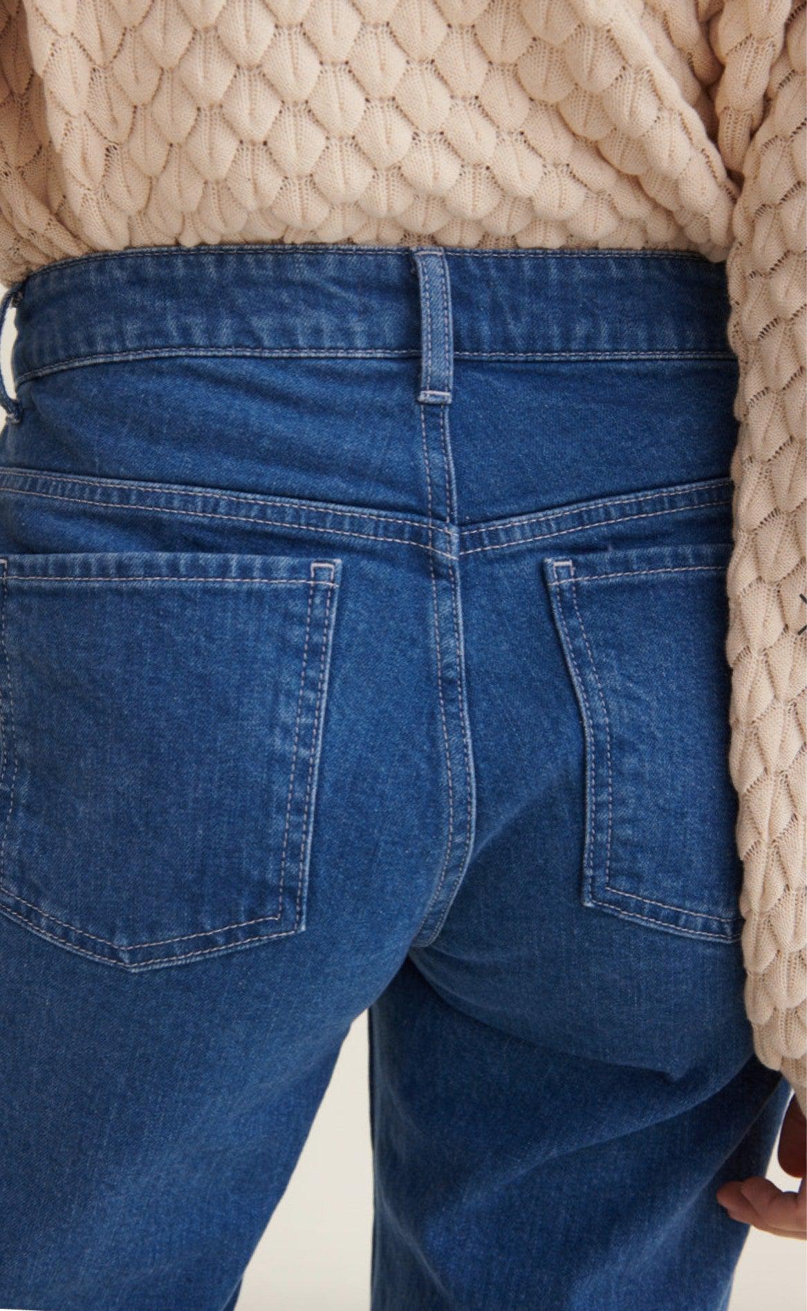 Basic Apparel Bukser - Elisa - Demin Blue