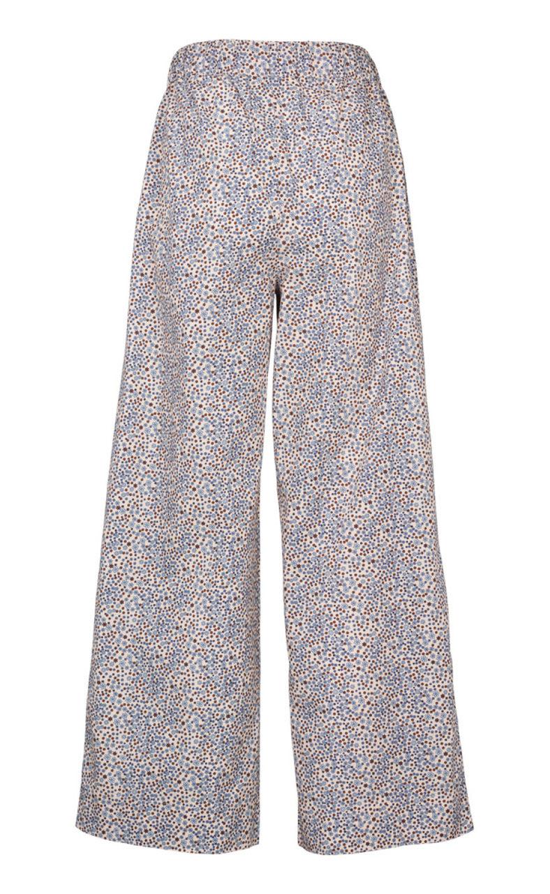 Basic Apparel Bukser - Hazel - Blue/Brown/Limoges/Sand
