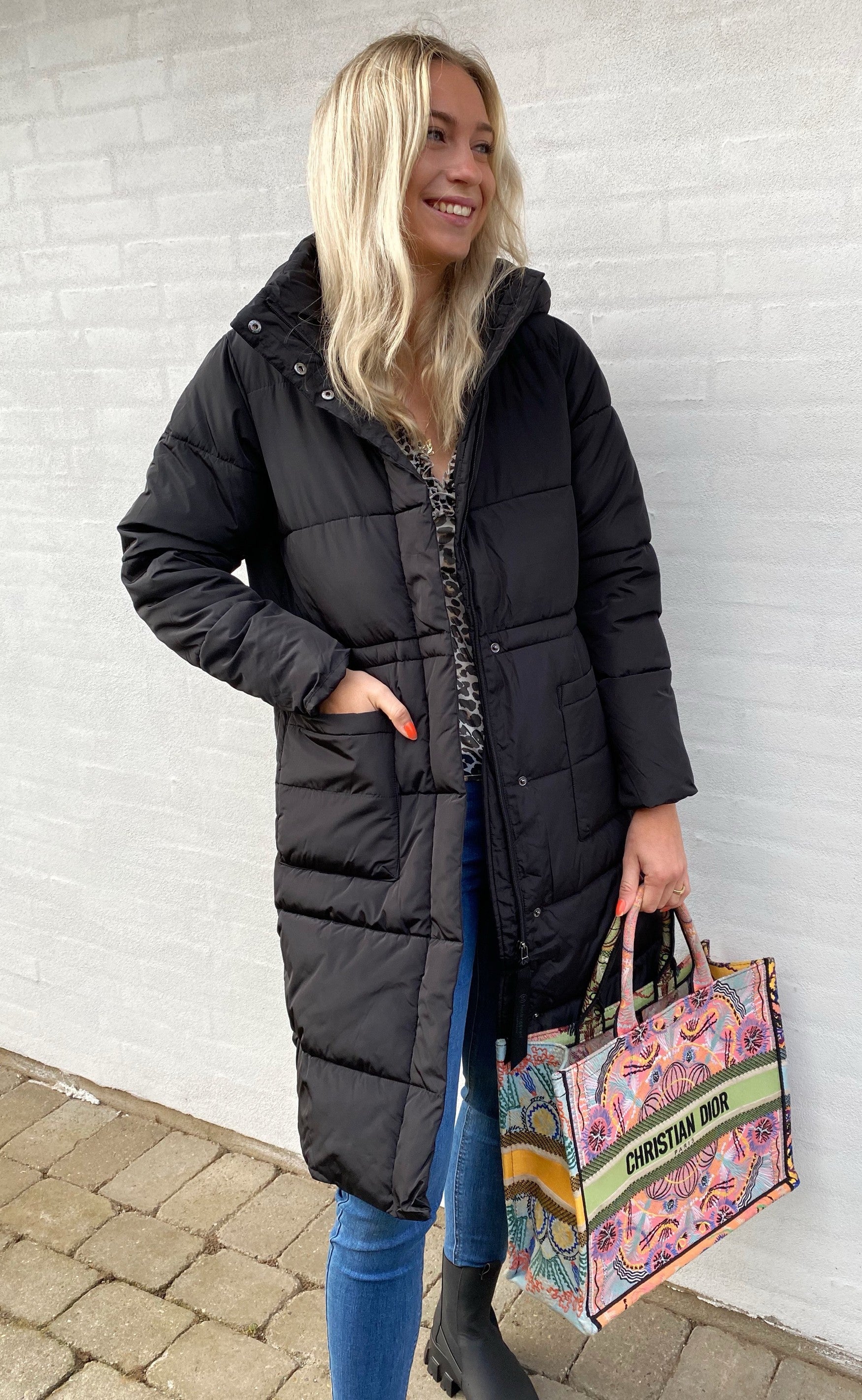 Basic Apparel Jakke - Dagmar Long - Black