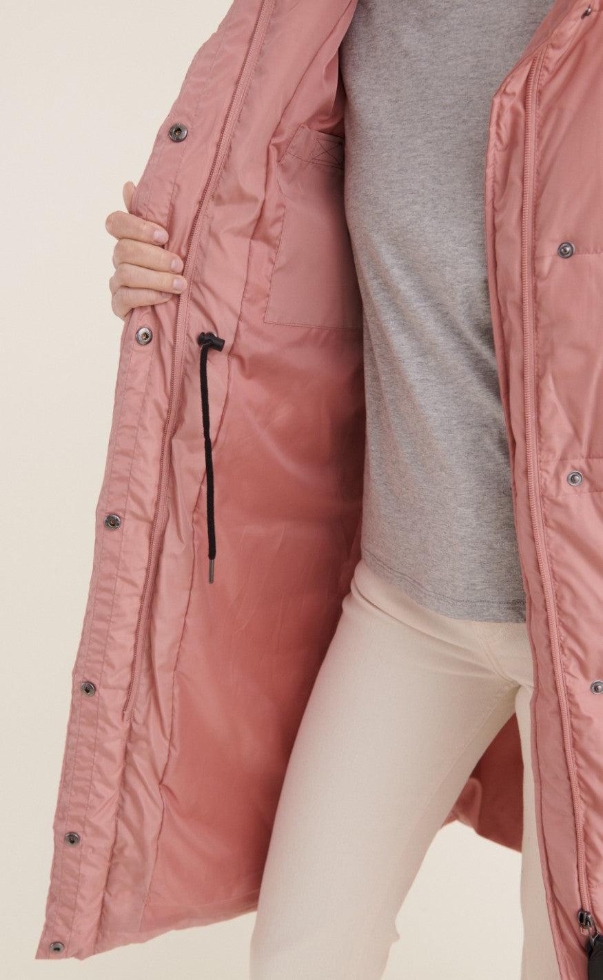 Basic Apparel Jakke - Dagmar Long - Old Rose