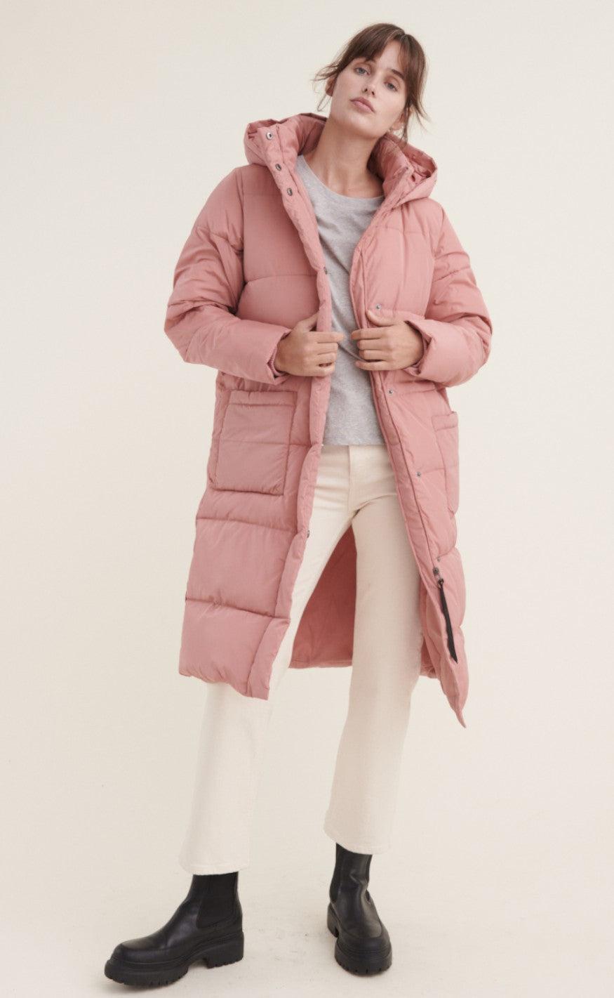 Basic Apparel Jakke - Dagmar Long - Old Rose