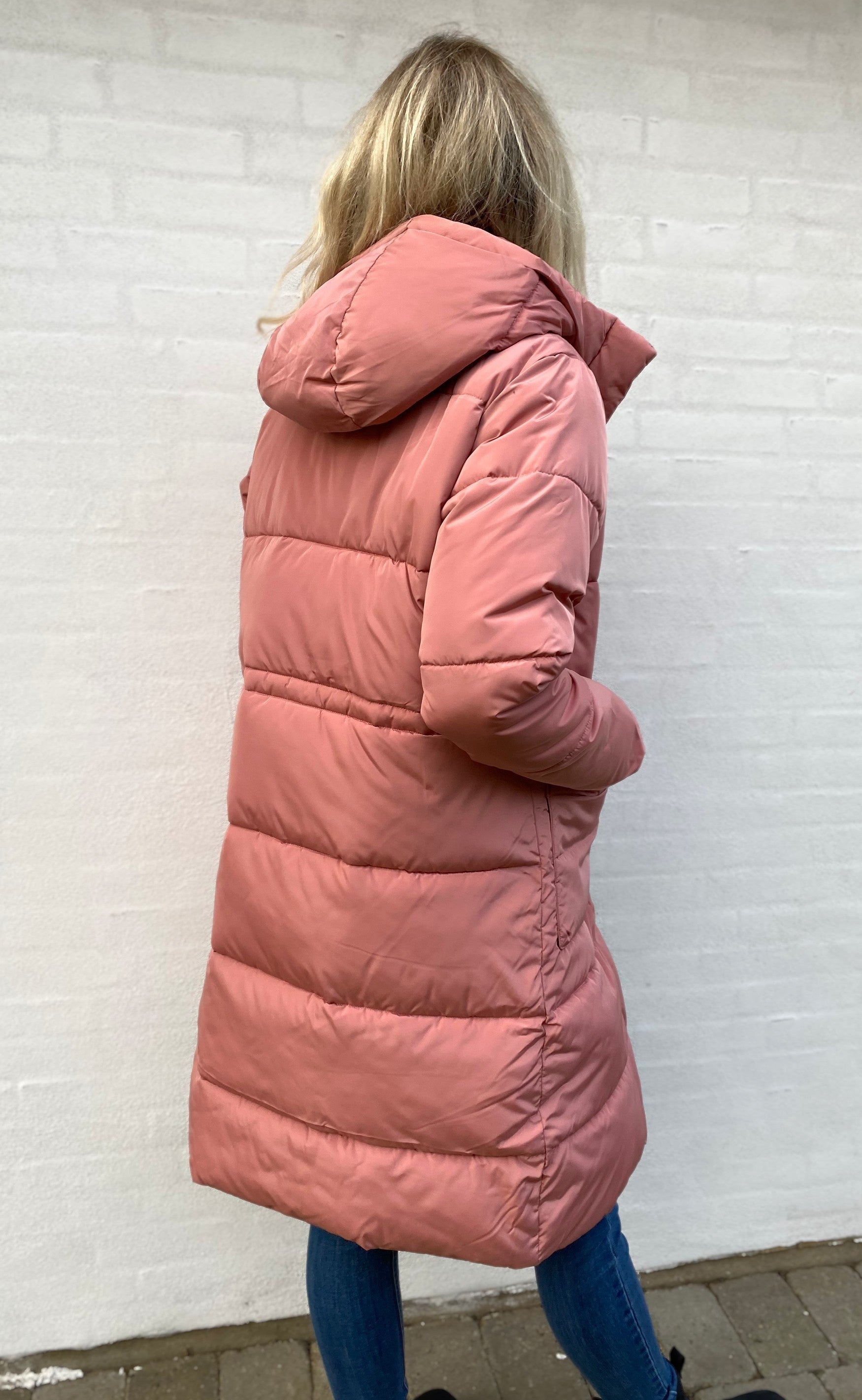 Basic Apparel Jakke - Dagmar Long - Old Rose