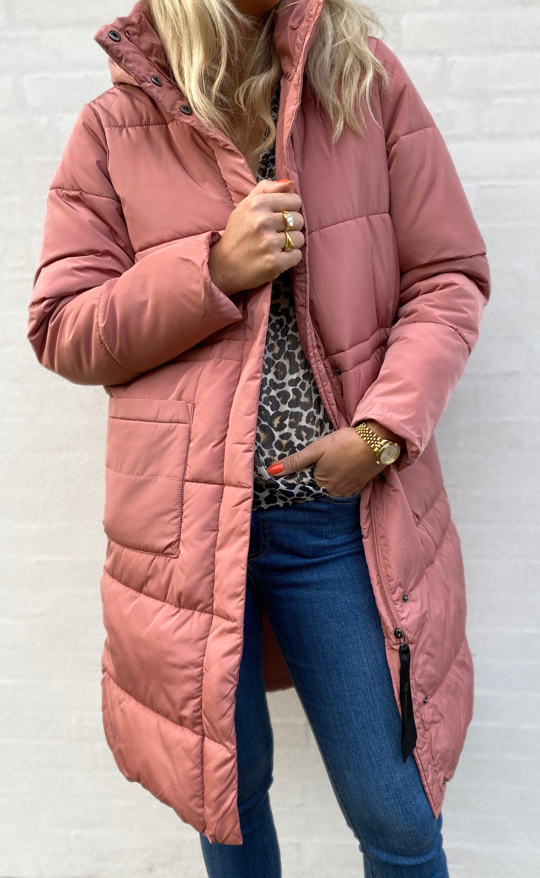 Basic Apparel Jakke - Dagmar Long - Old Rose