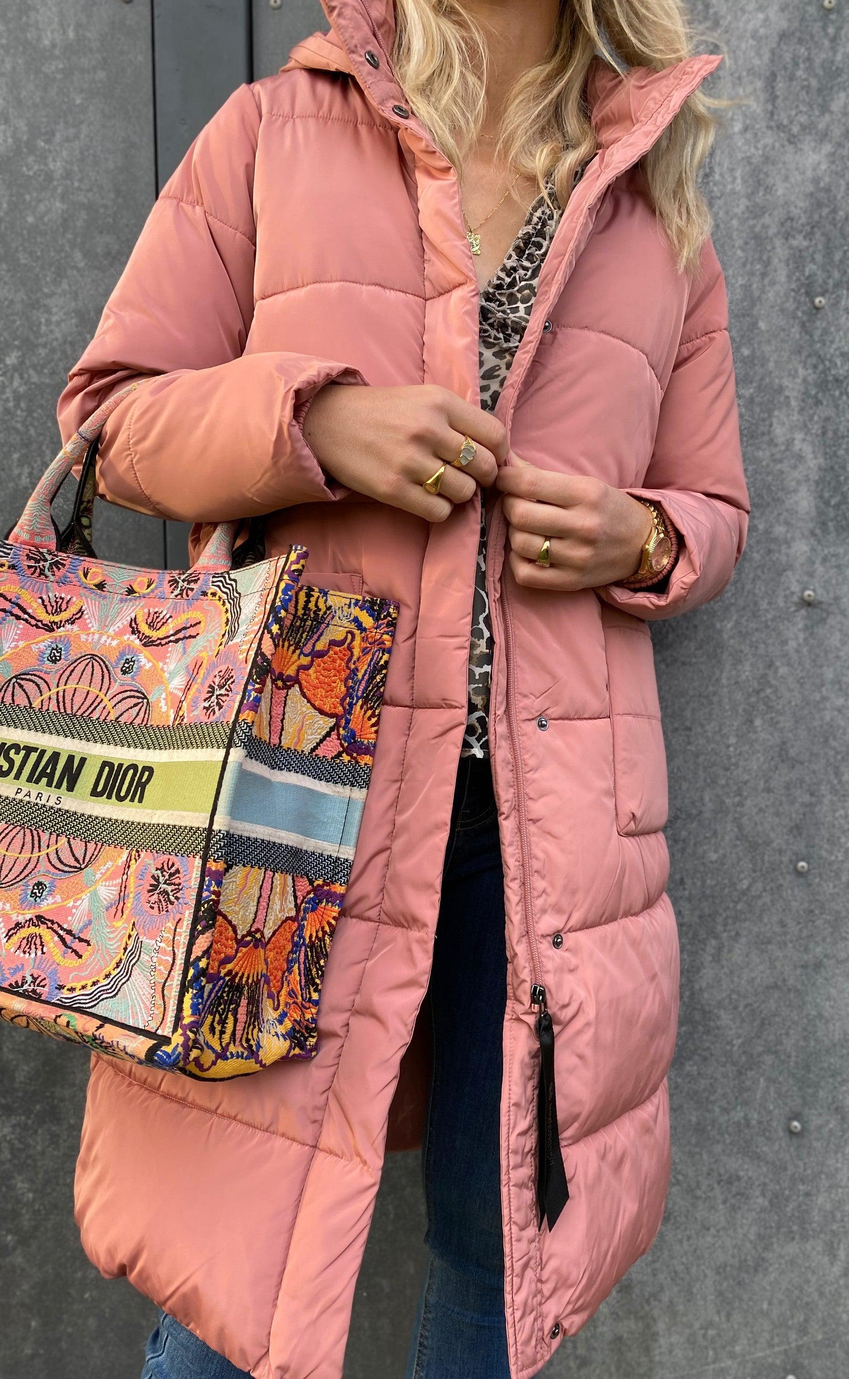 Basic Apparel Jakke - Dagmar Long - Old Rose
