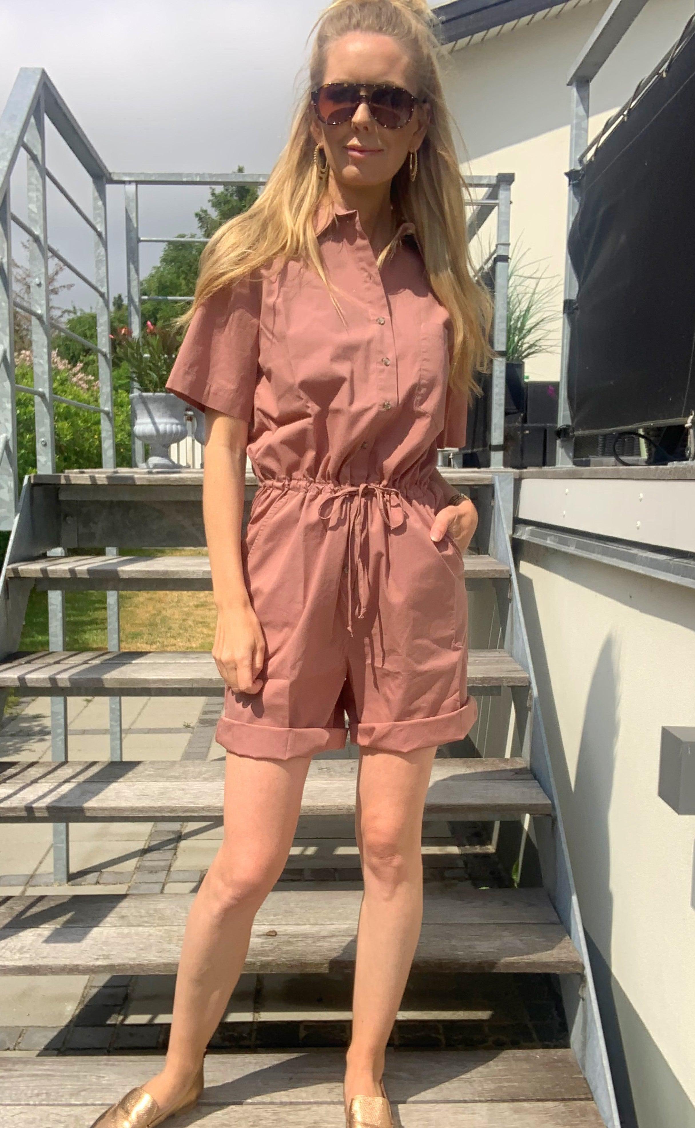 Basic Apparel Jumpshorts - Vilde - Acorn