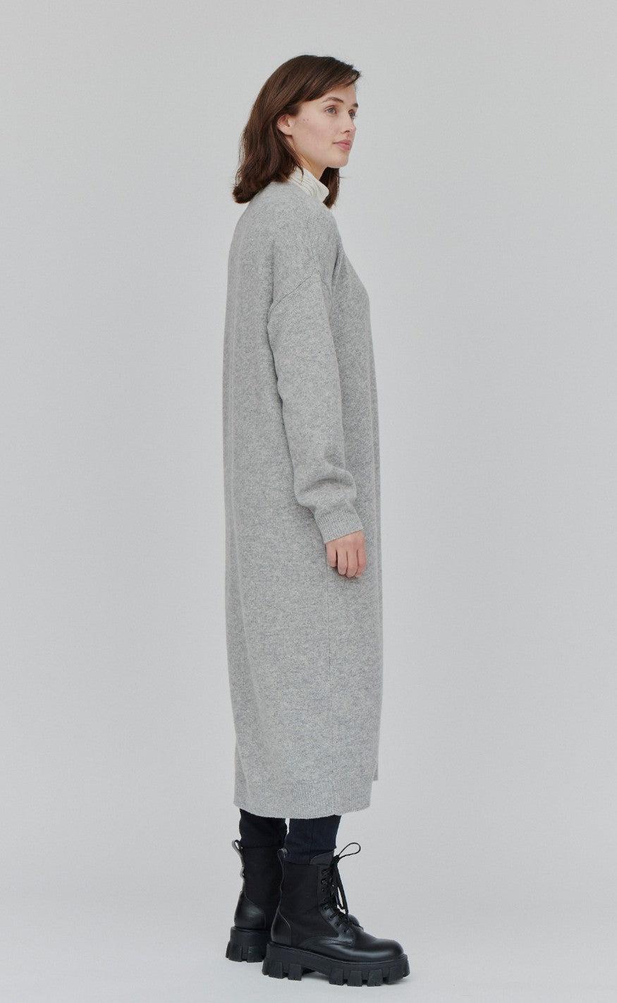Basic Apparel Kjole - Lise - Grey Melange