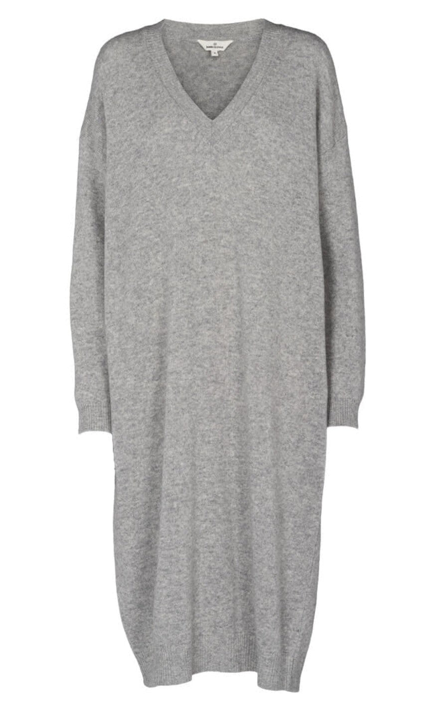 Basic Apparel Kjole - Lise - Grey Melange