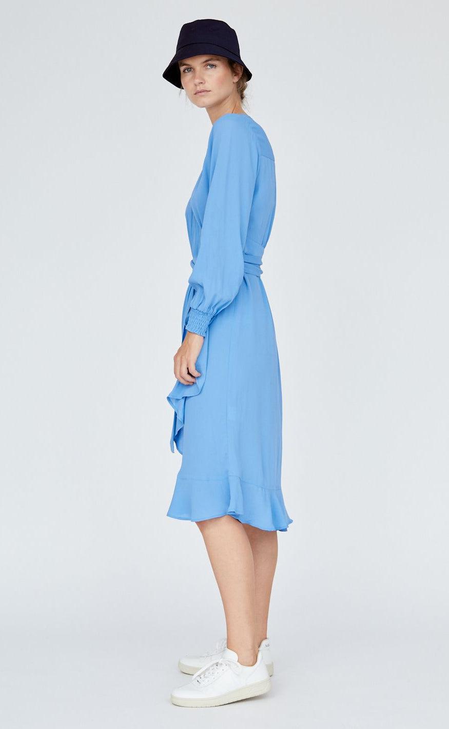 Basic Apparel Kjole - Nilla - Azure Blue