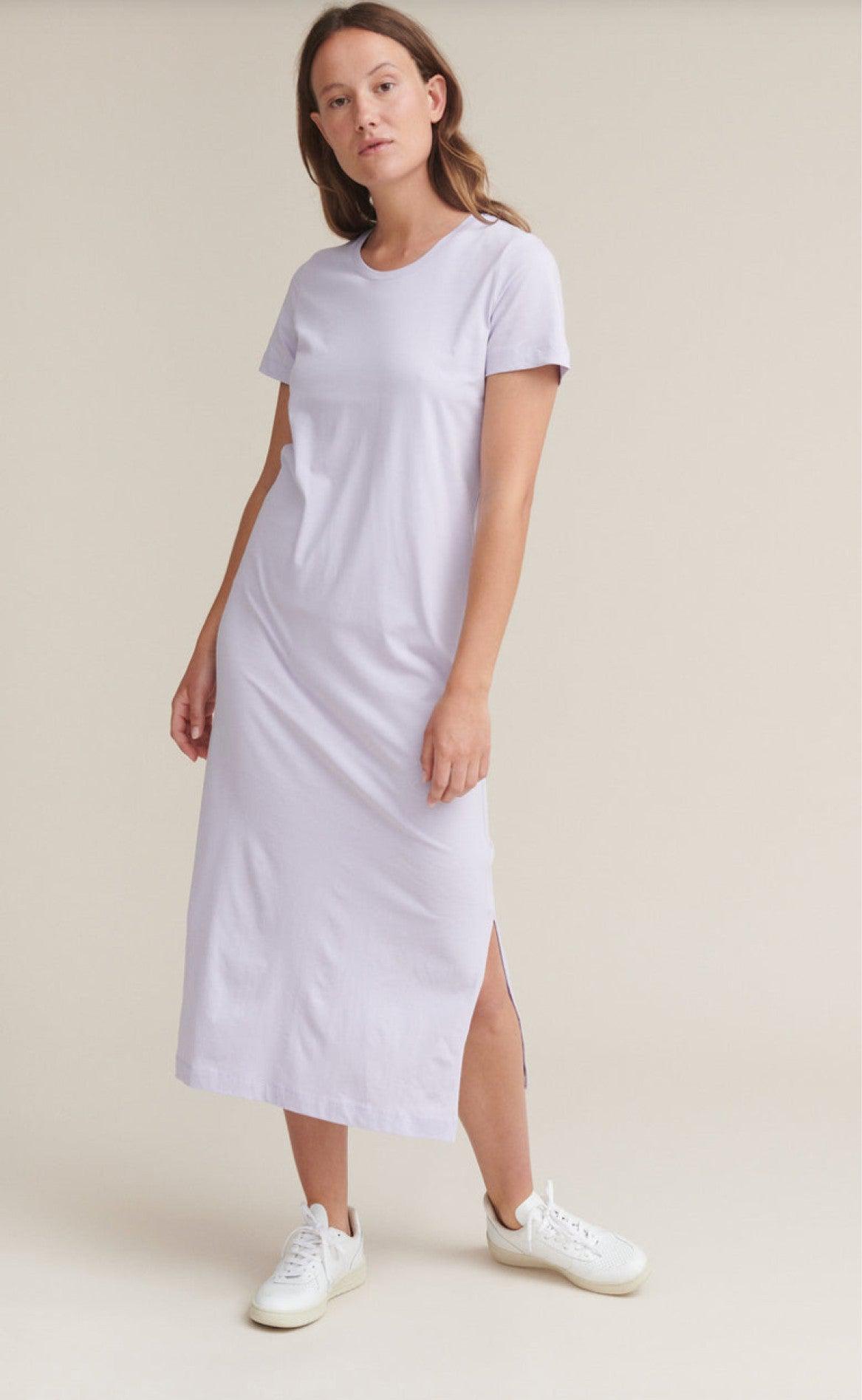 Basic Apparel Kjole - Rebekka - Purple Heather
