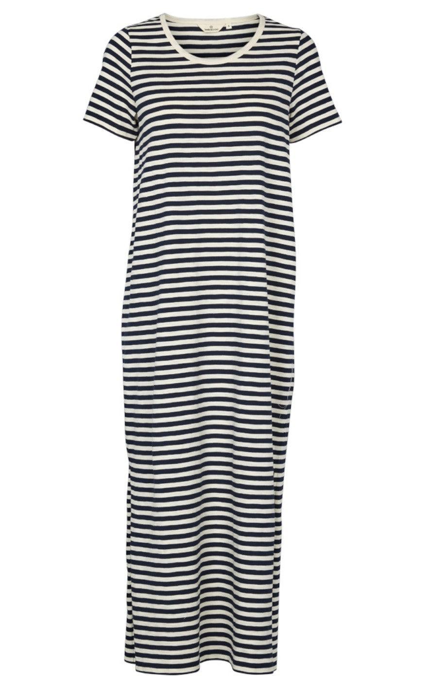 Basic Apparel Kjole - Rita Long - Navy