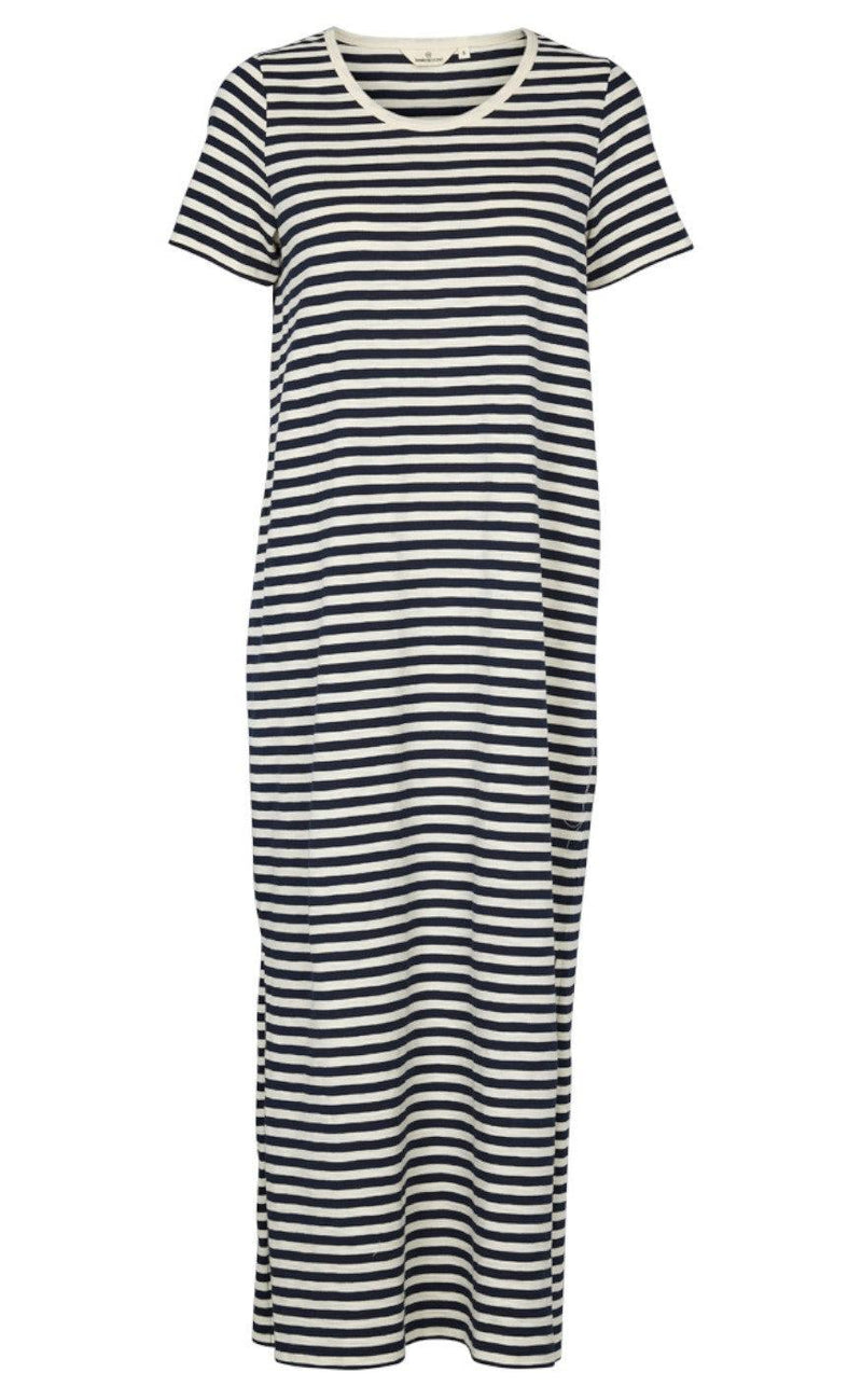 Basic Apparel Kjole - Rita Long - Navy