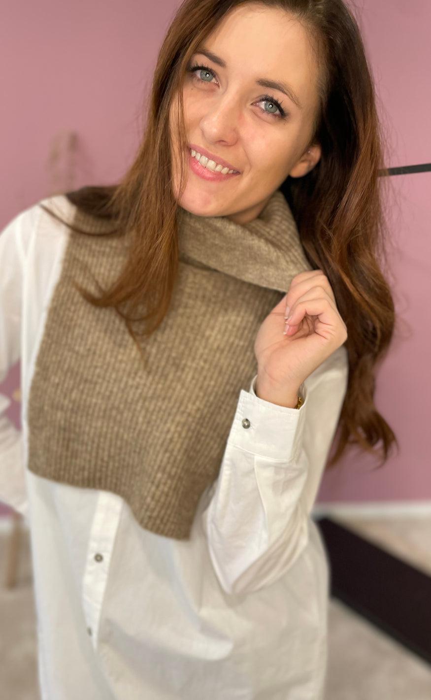Basic Apparel Neck Warmer - Claudine - Amphora