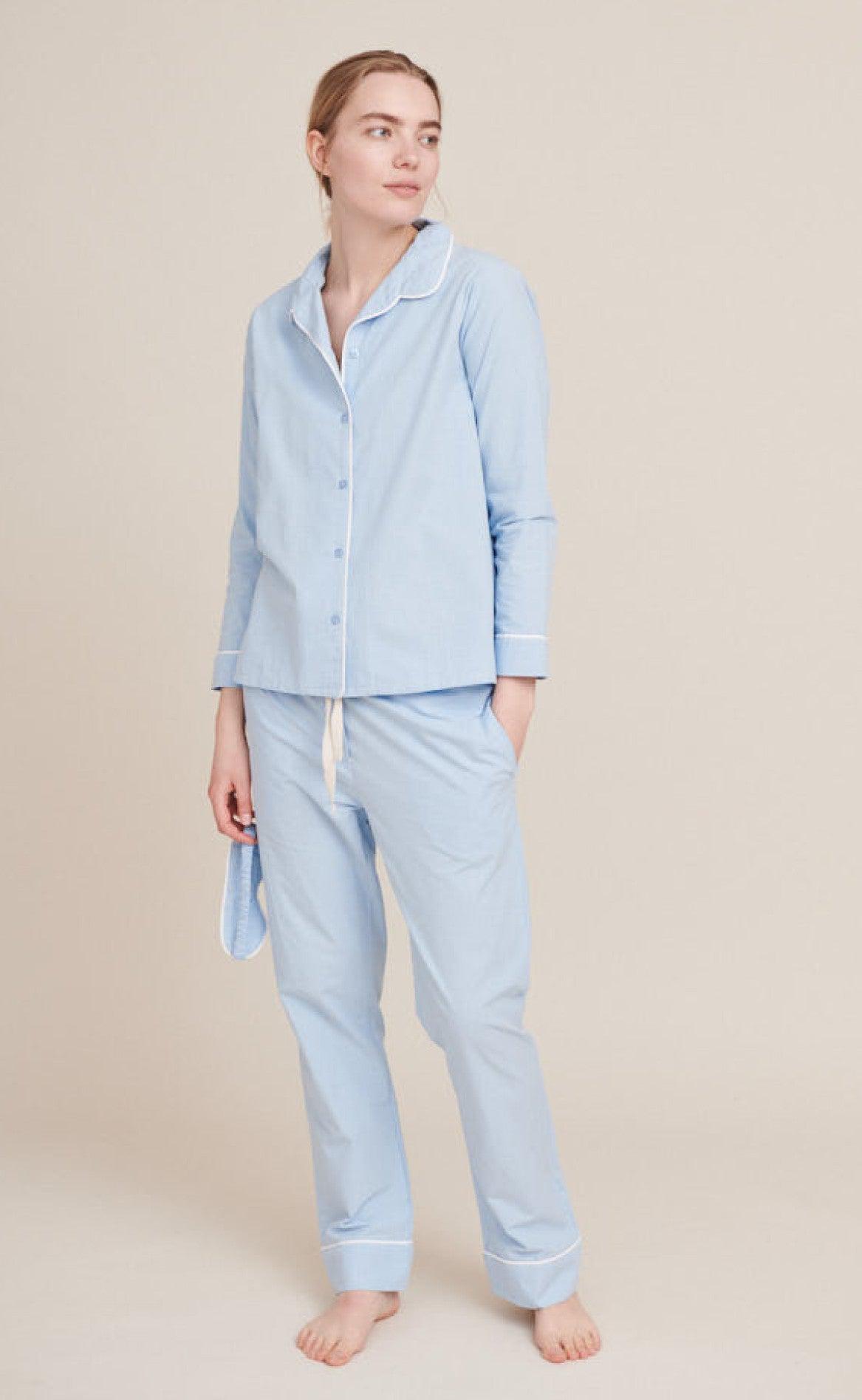 Basic Apparel Pj Pants - Juno - Placid Blue