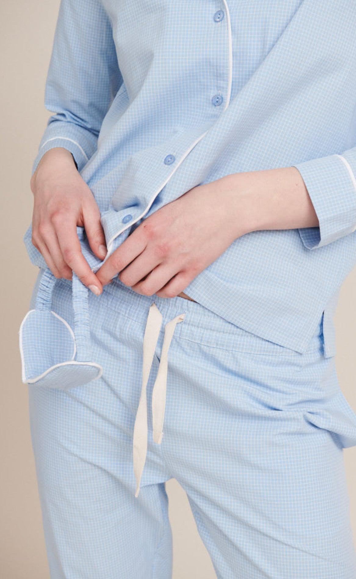 Basic Apparel Pj Shirt - Juno - Placid Blue