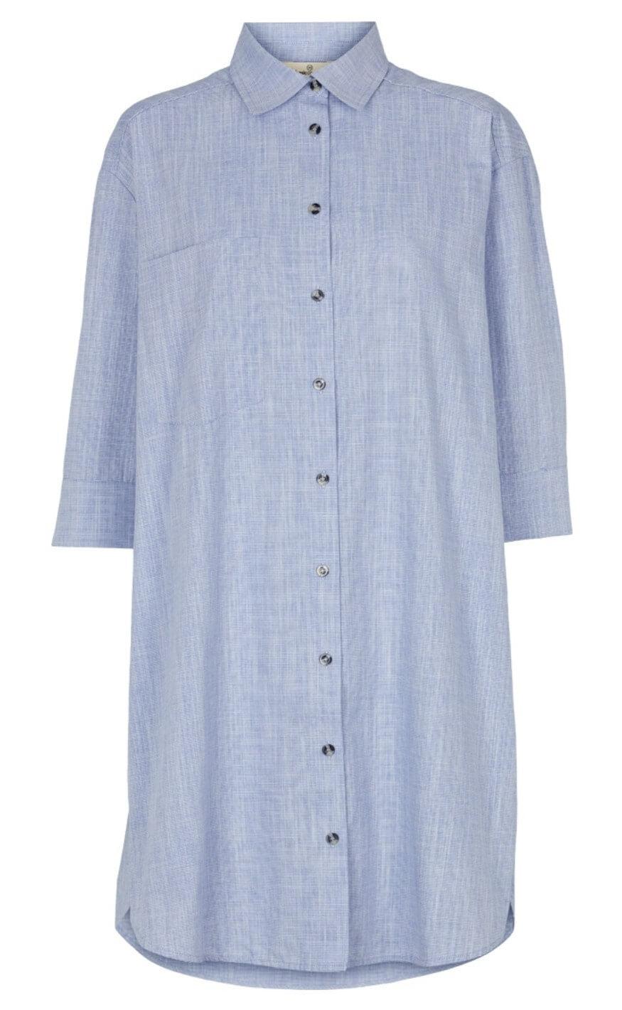 Basic Apparel Skjortekjole - Nora Harriet - Navy