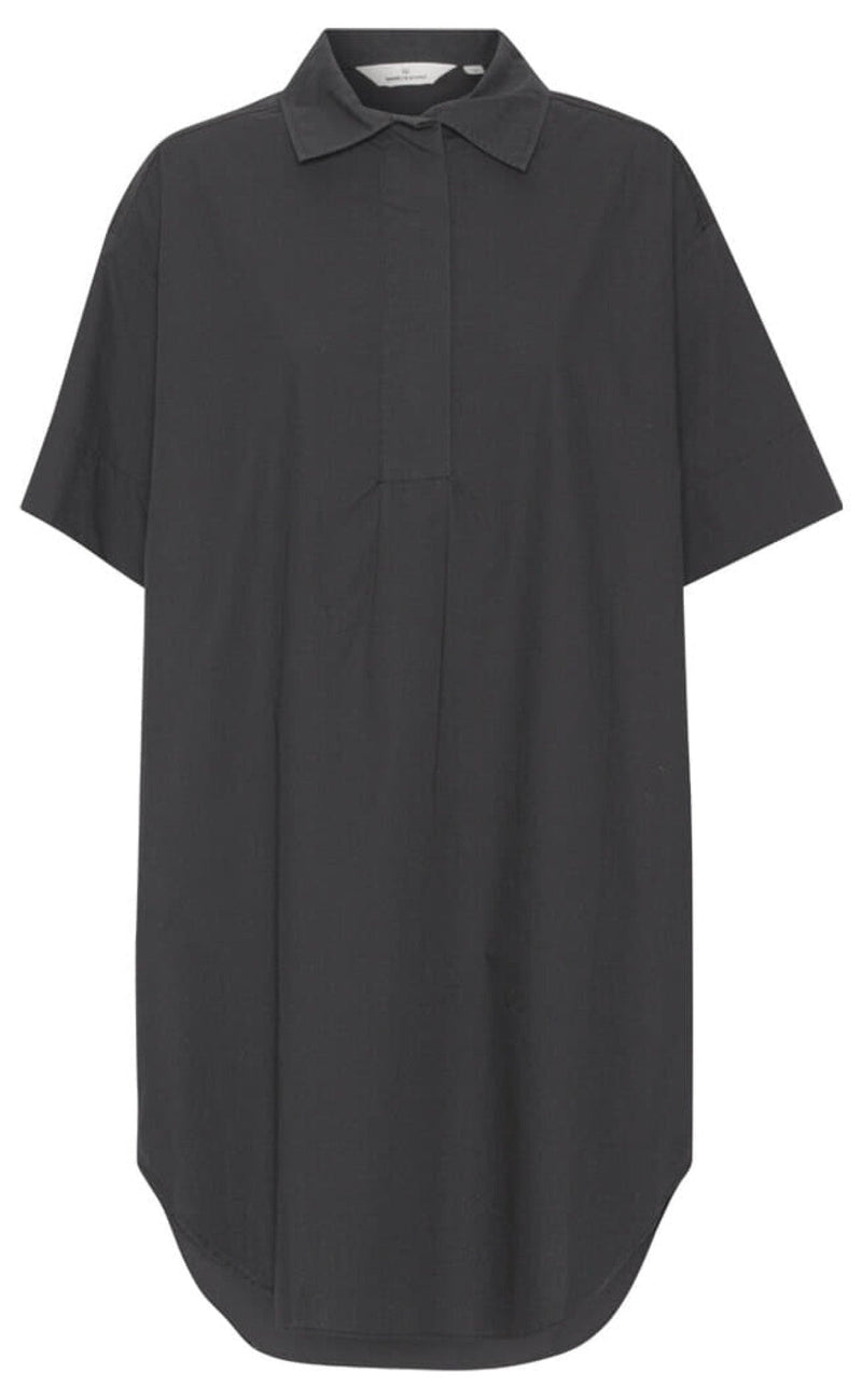 Basic Apparel Skjortekjole - Vilde Tunique - Black