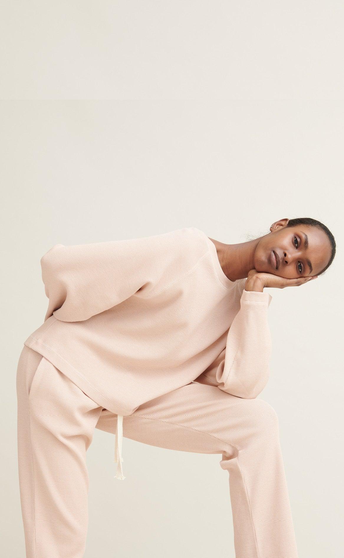 Basic Apparel Sweatshirt - Barbara - Rose Dust