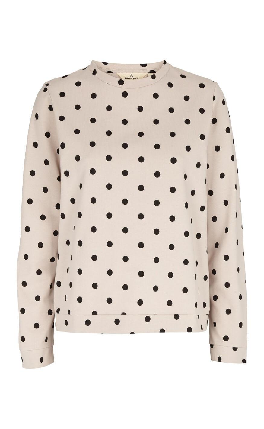 Basic Apparel Sweatshirt - Dotte - Sand