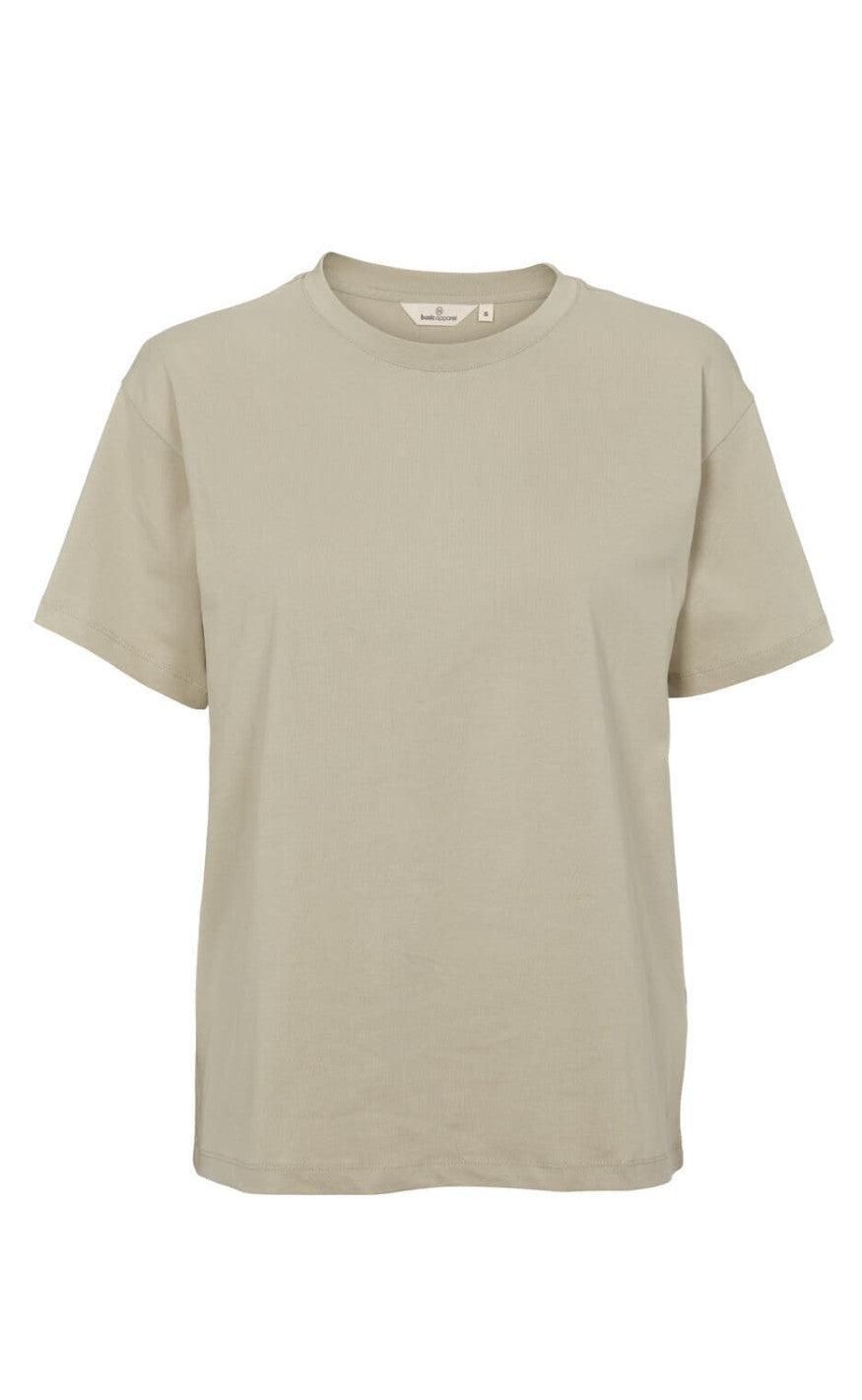 Basic Apparel Tee - Rebekka - Moss Gray