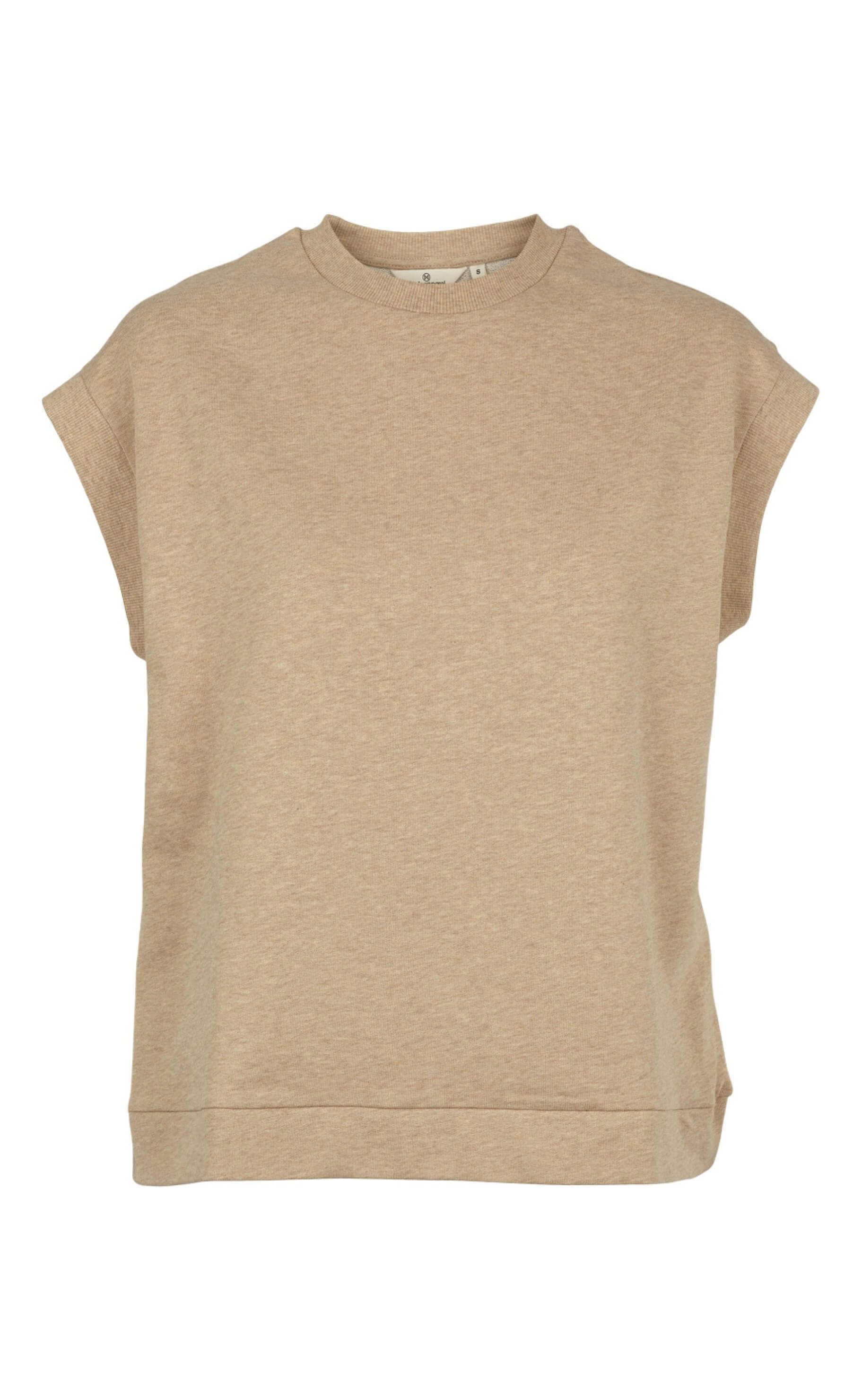 Basic Apparel Vest - Vendela - Camel Melange