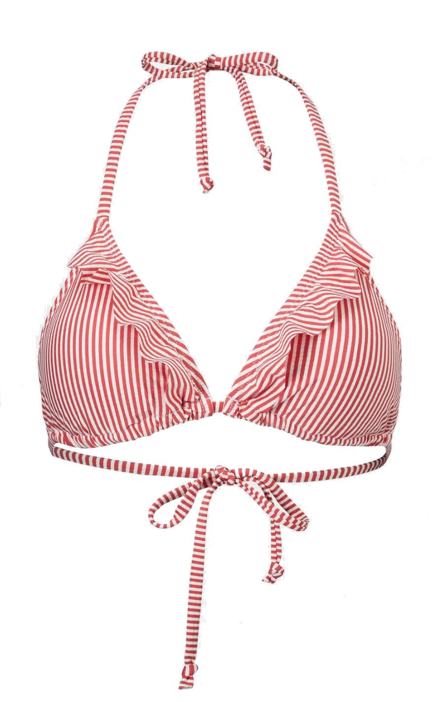 Beck Söndergaard Bikini Overdel - Striba Bel - Spiced Coral