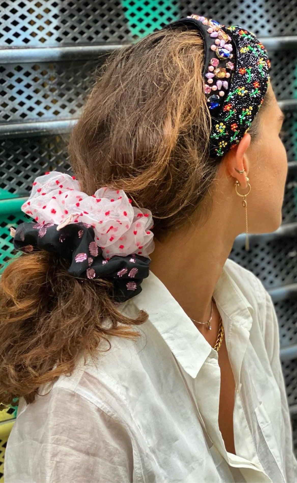 Beck Söndergaard Scrunchie - 3 pack - Lyna - Multi/Organza