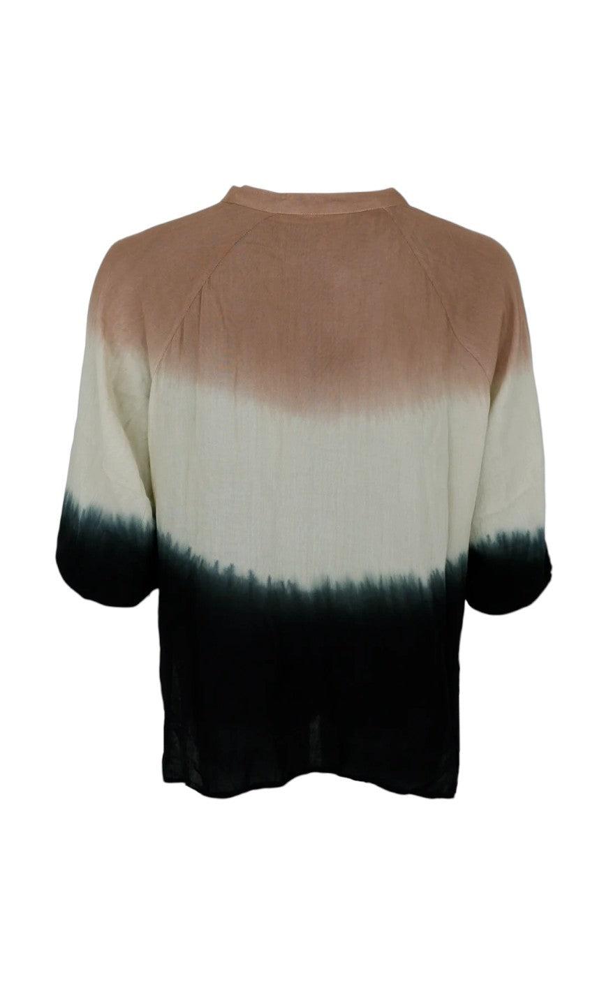 Black Colour Bluse - Corinna - Latte Mix