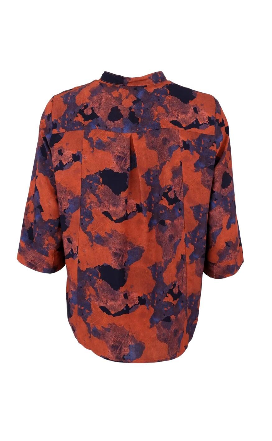 Black Colour Bluse - Kenna - Rust