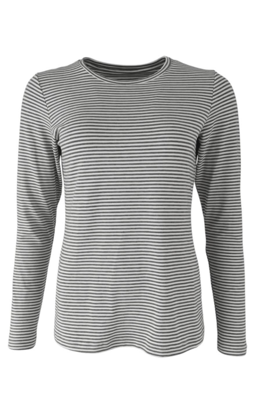 Black Colour Bluse - Penny - Grey
