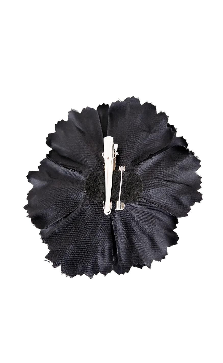 Black Colour Broche - Julita - Black