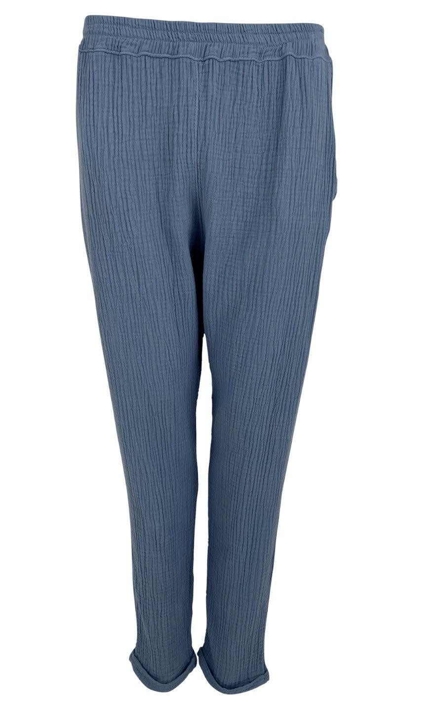 Black Colour Bukser - Dune - Lt. Blue