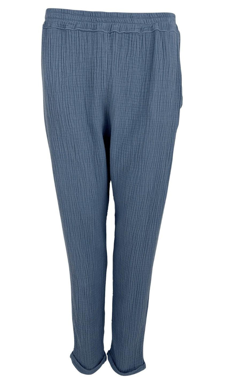 Black Colour Bukser - Dune - Lt. Blue