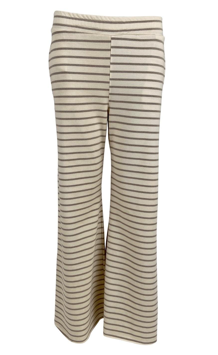 Black Colour Bukser - Jamie Diy - Beige Stripe