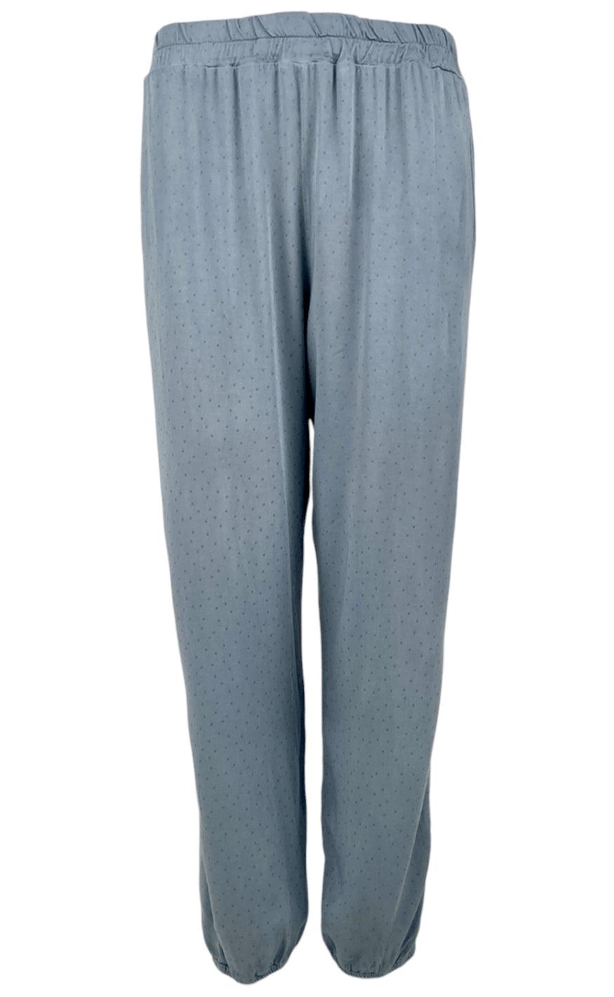 Black Colour Bukser - Zira - Dusty Blue