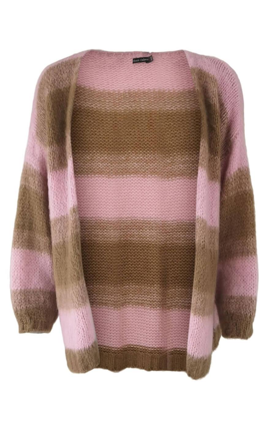 Black Colour Cardigan - Avery Brushed - Candy Rose