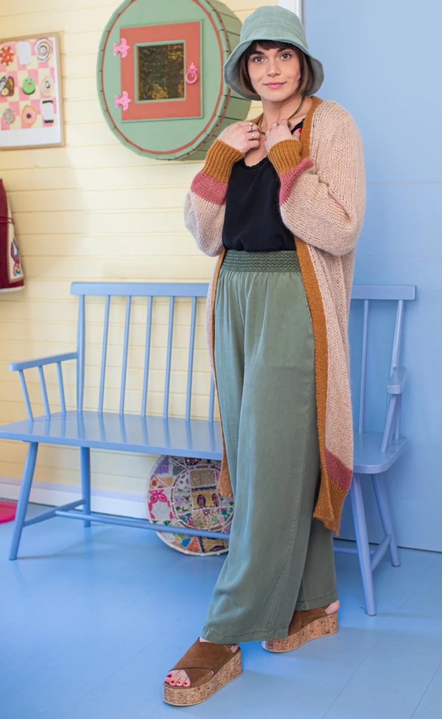 Black Colour Cardigan - Devina - Frappe