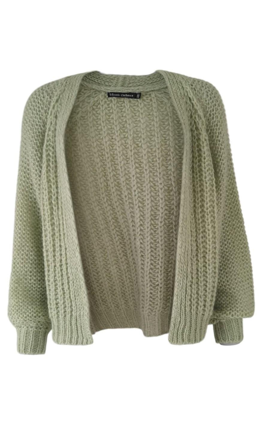 Black Colour Cardigan - Felicity Short - Apple
