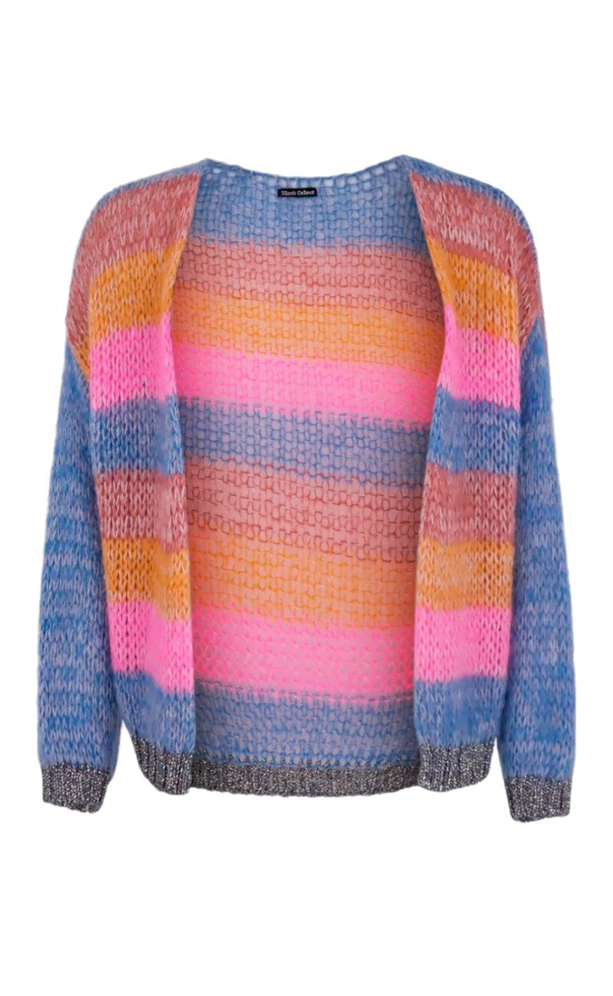 Black Colour Cardigan - Filuca - Multi