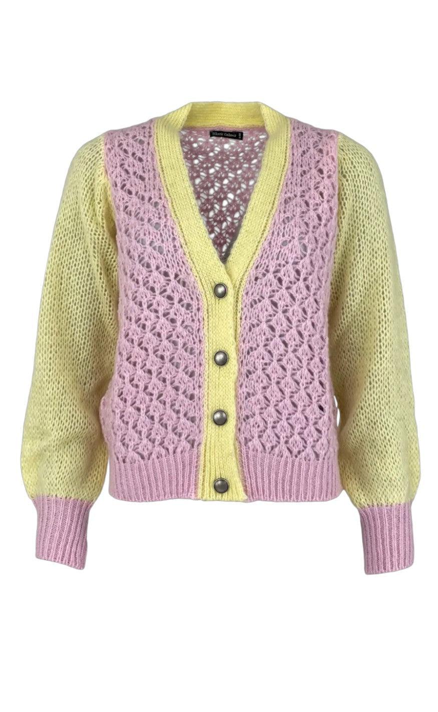 Black Colour Cardigan - Lina - Rose