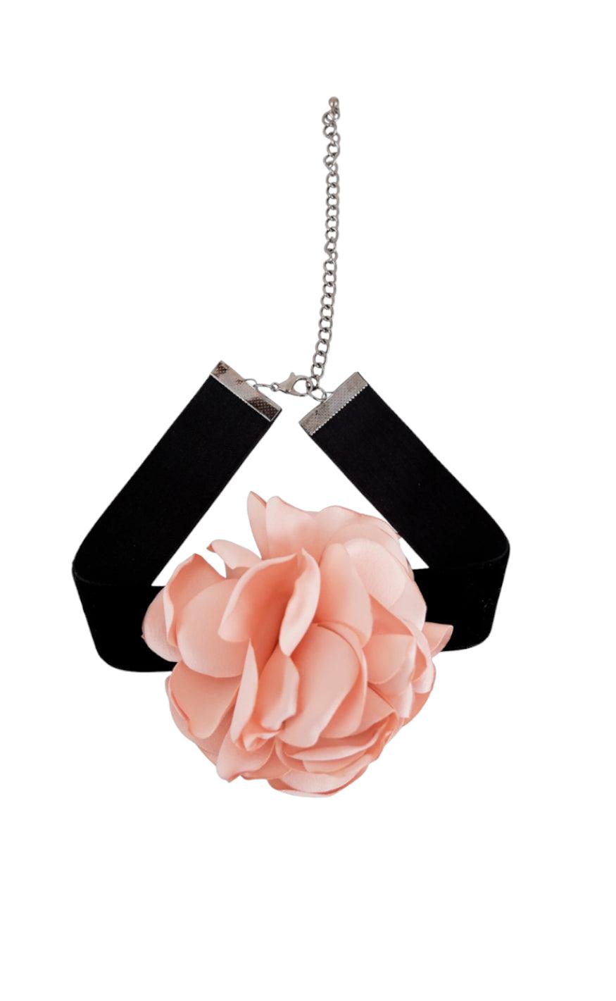 Black Colour Halskæde - Fiora - Rose