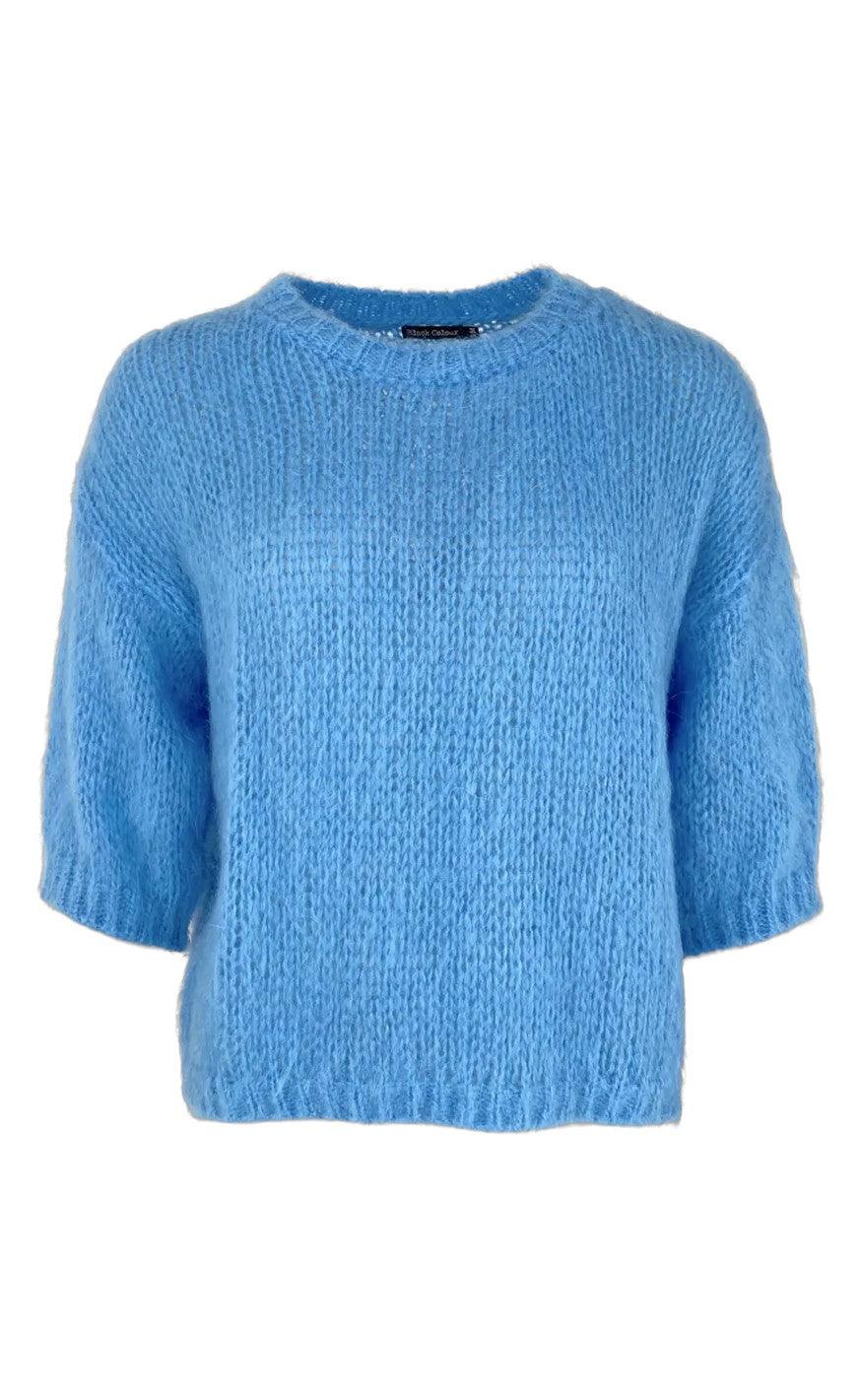 Black Colour Jumper - Casey - Sea Blue