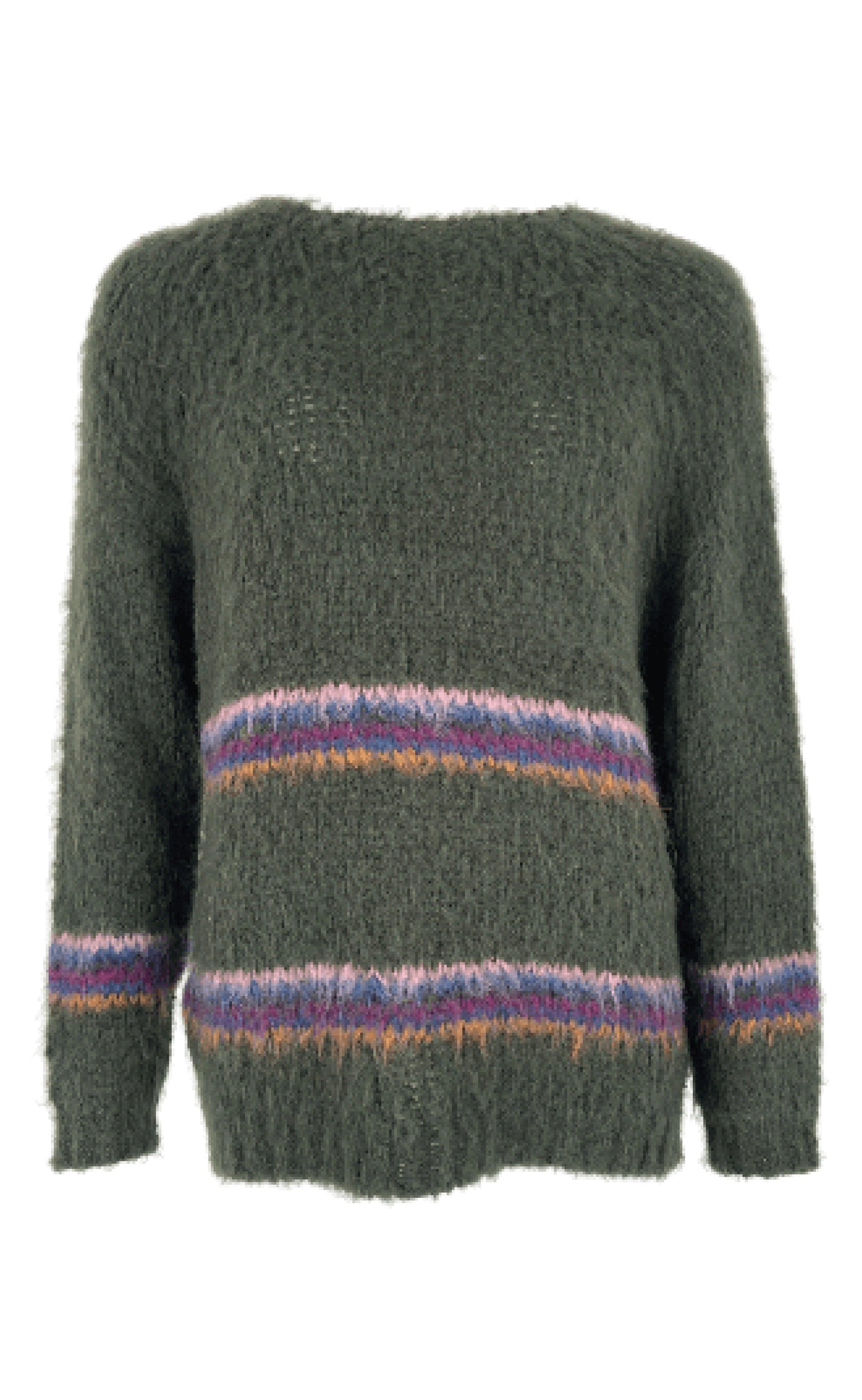 Black Colour Jumper - Tonya - Army