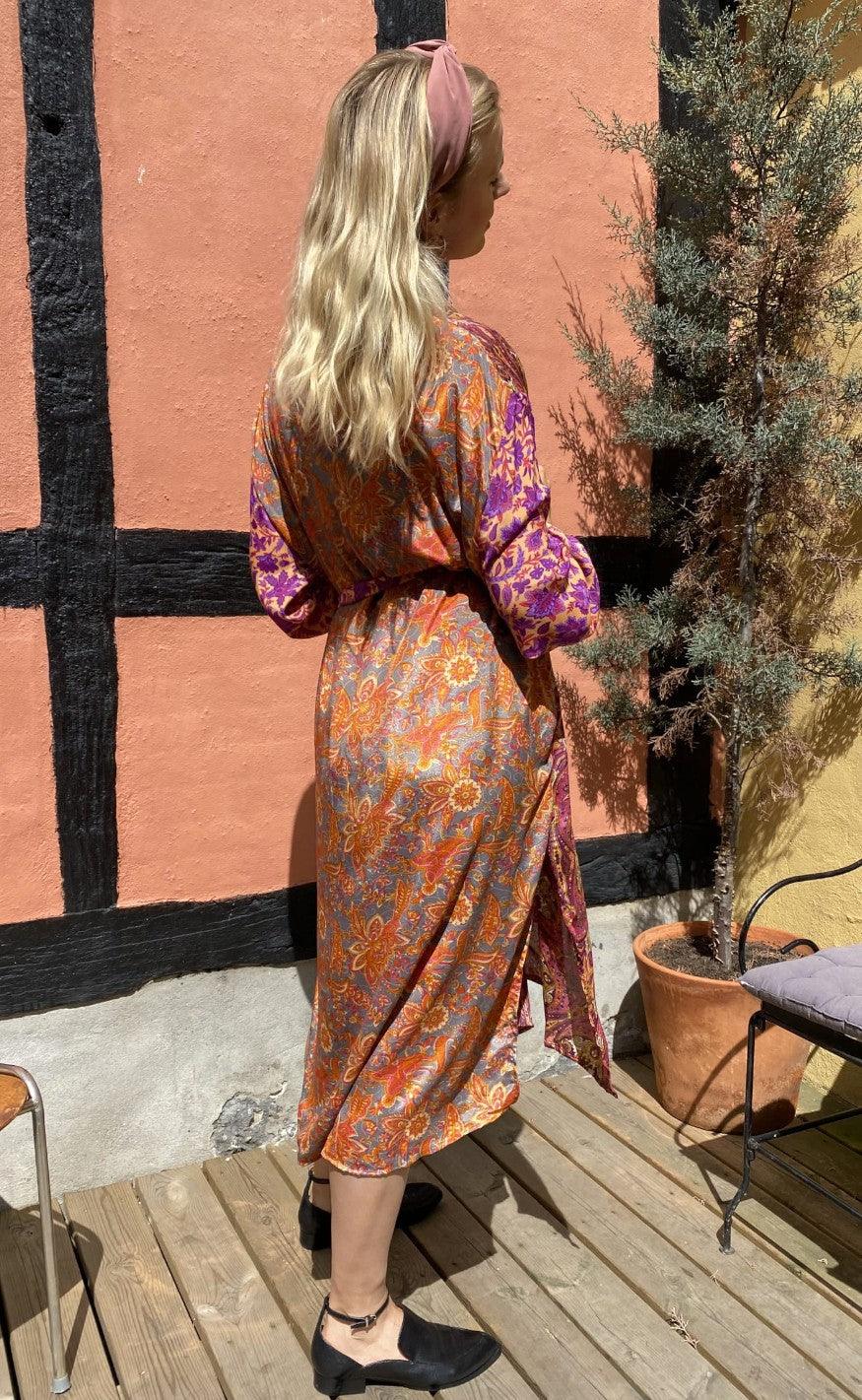 Black Colour Kimono - Luna Long - Exotic Vibe