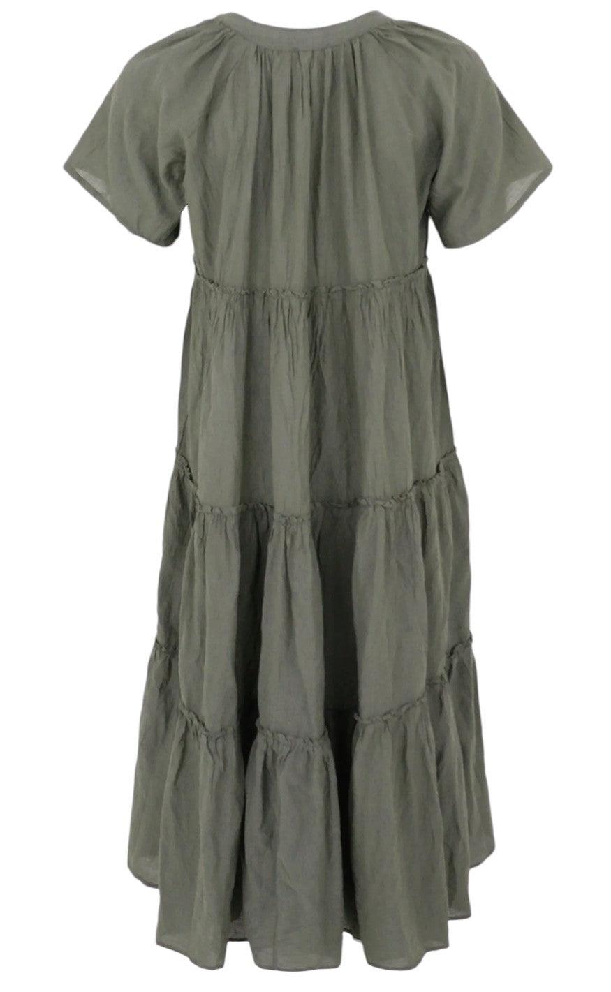 Black Colour Kjole - Adelaine - Army