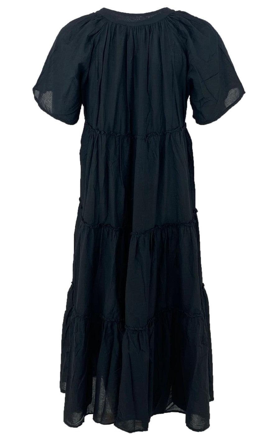 Black Colour Kjole - Adelaine - Black