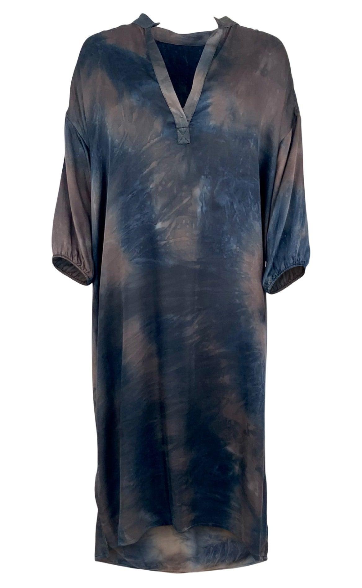 Black Colour Kjole - Dakota Satin Kaften - Dk. Grey