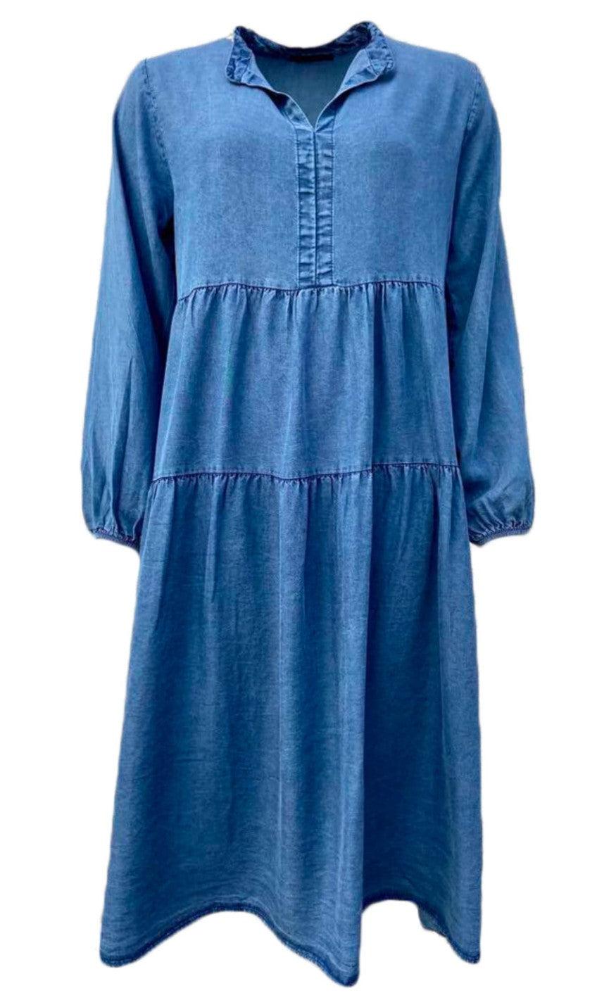 Black Colour Kjole - Frigg Denim - Denim Blue2