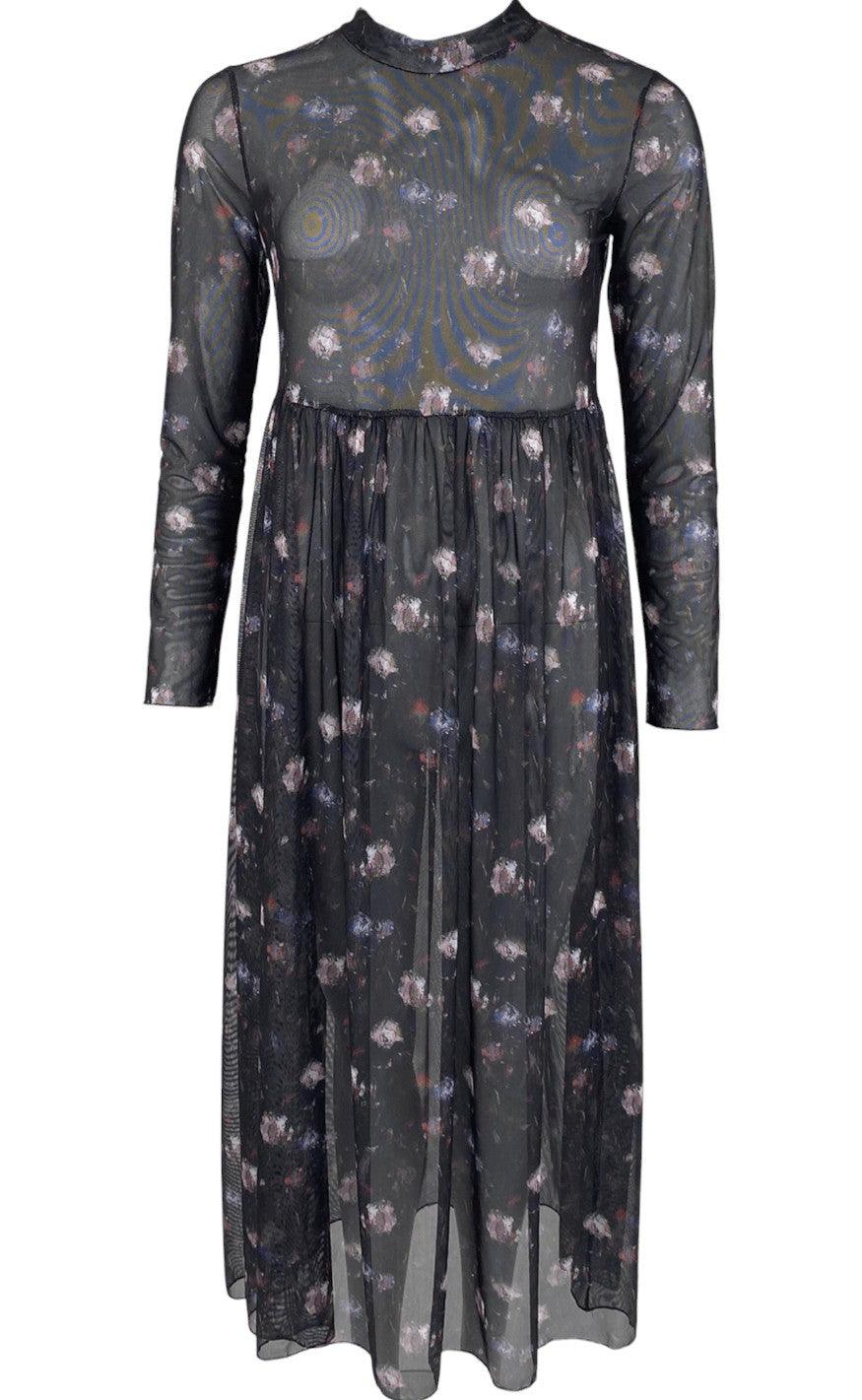 Black Colour Kjole - Goldie Tulle - Dark Tulip
